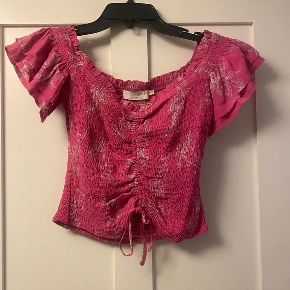 Astr the Label pink top - size M - Picture 4 of 7